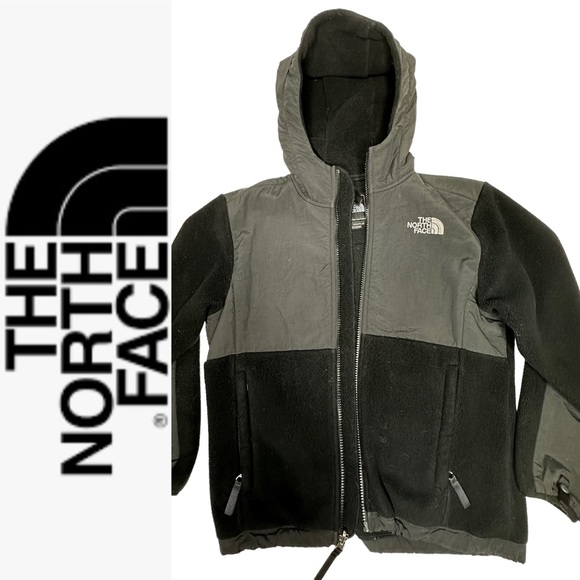 The North Face Other - Girls The North Face Fleece Zip Front Hooded Jacket black m